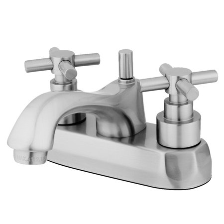 KINGSTON BRASS KS4261EX 4" Centerset Bathroom Faucet, Polished Chrome KS4261EX